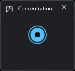 Windows 11 22H2 mode concentration