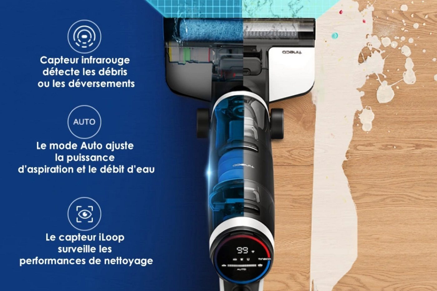 L'aspirateur laveur Tineco Floor One S3 passe à moins de 280 euros