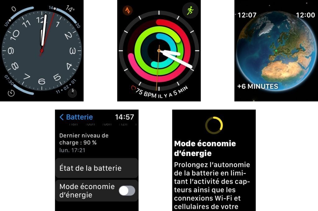 La Watch SE bénéficie de nombreux cadrans et du nouveau mode Economie d'énergie.
