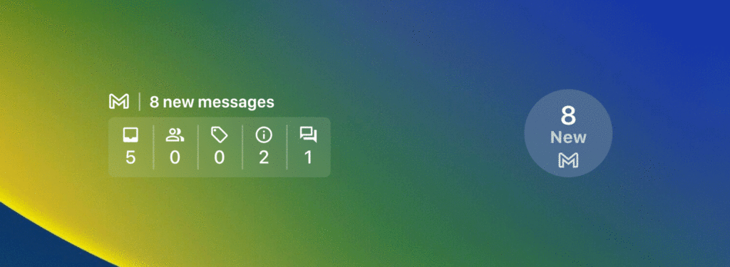 Gmail Widget iOS 16