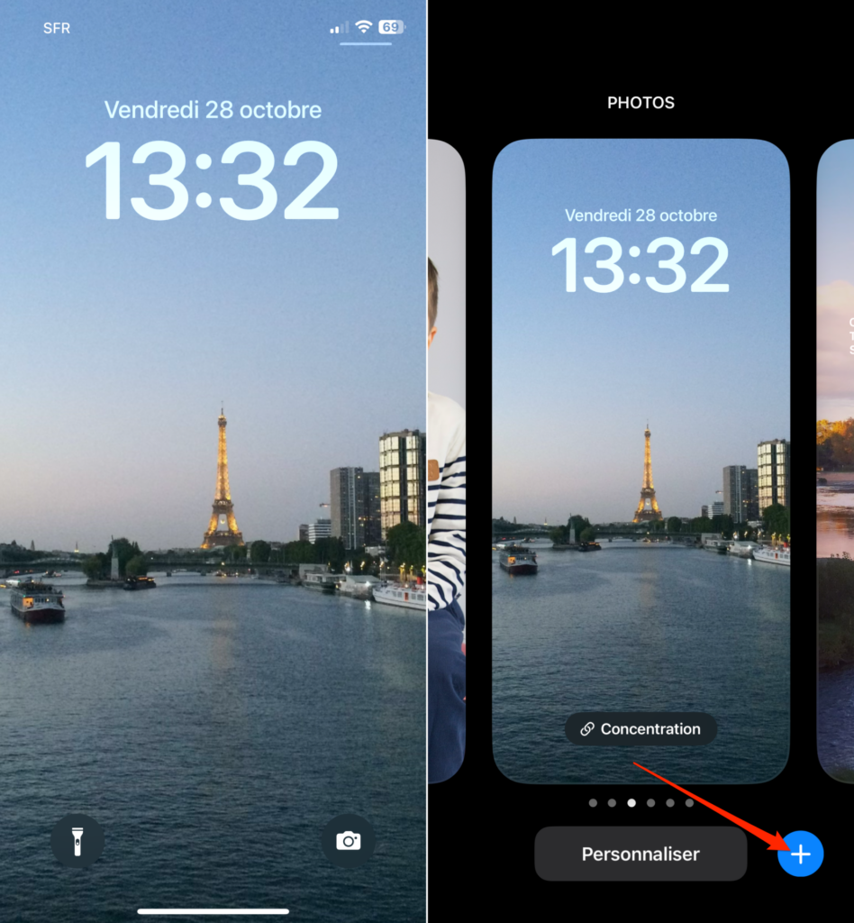 Photos aléatoire iOS 16