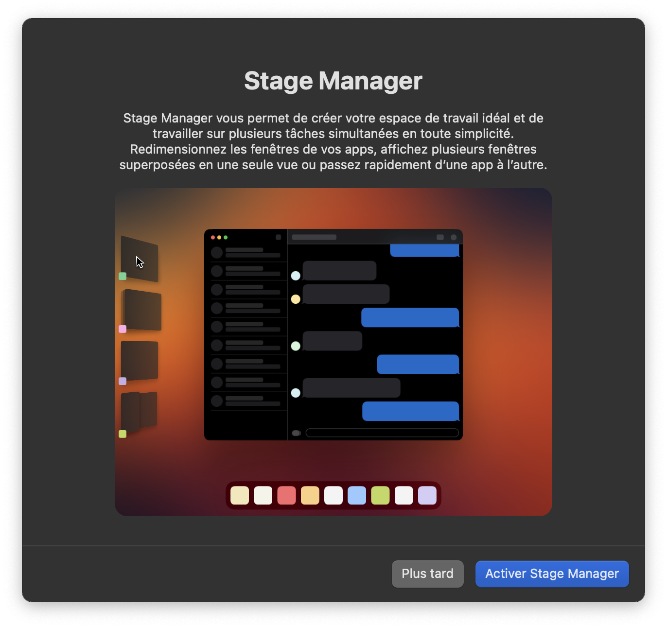 macOS Stage Manager