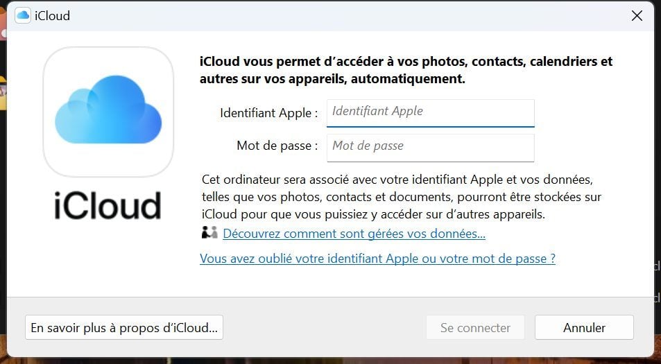 iCloud Photos Windows 11