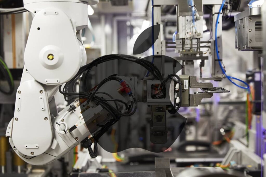 Le robot Daisy, d'Apple, peut démonter jusqu'à 1,2 million d'iPhone par an.
