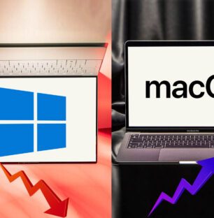 Marché informatique : Windows à la (forte) baisse, Apple dans les étoiles