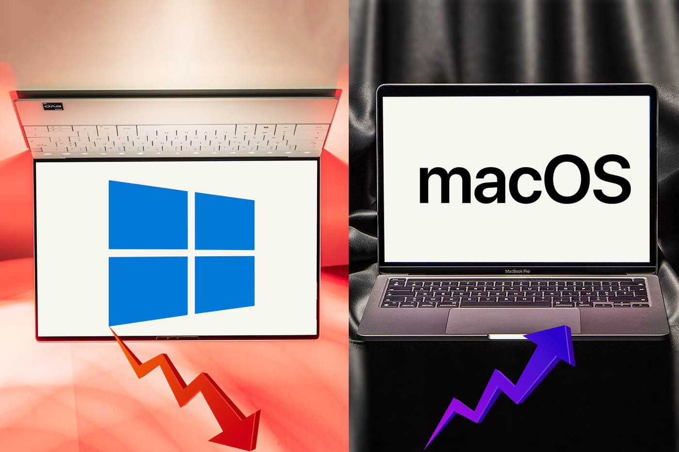Marché informatique : Windows à la (forte) baisse, Apple dans les étoiles