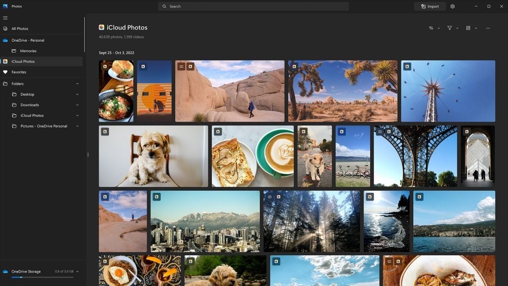 Microsoft Photos iCloud