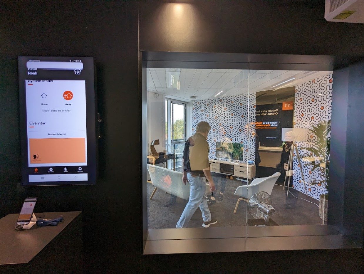 Démo de Wi-Fi Sensing chez Orange