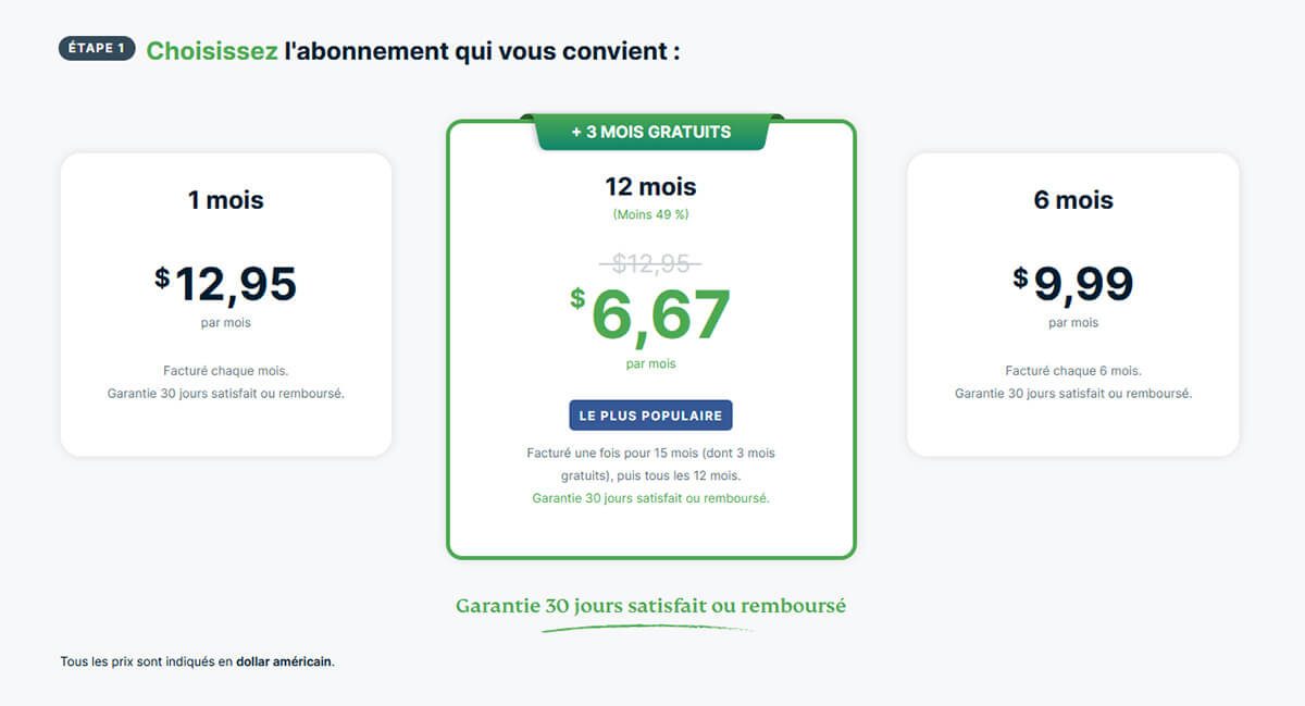 Prix abonnement ExpressVPN