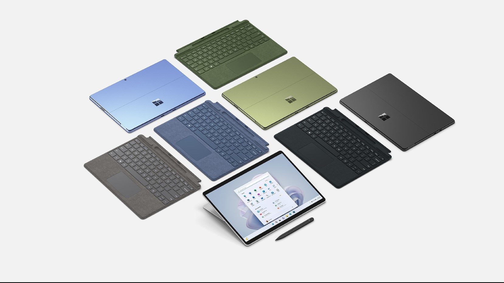 Surface Pro 9 : les coloris