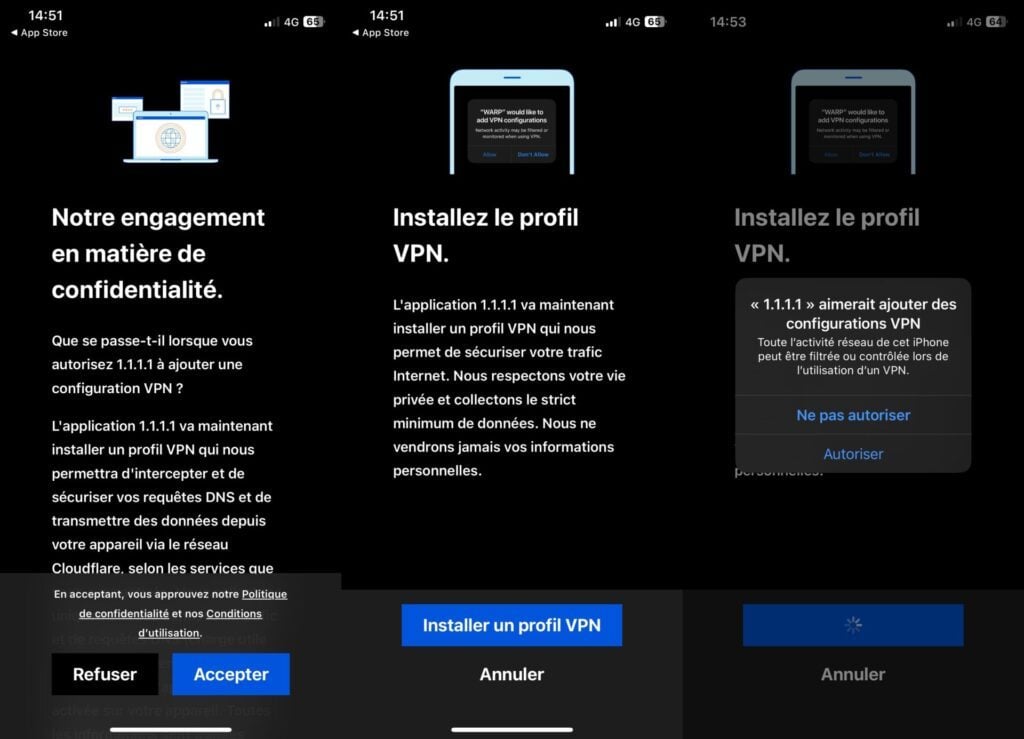 Modifier les DNS sur iOS