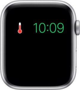 watchos5 series4 watch temperature