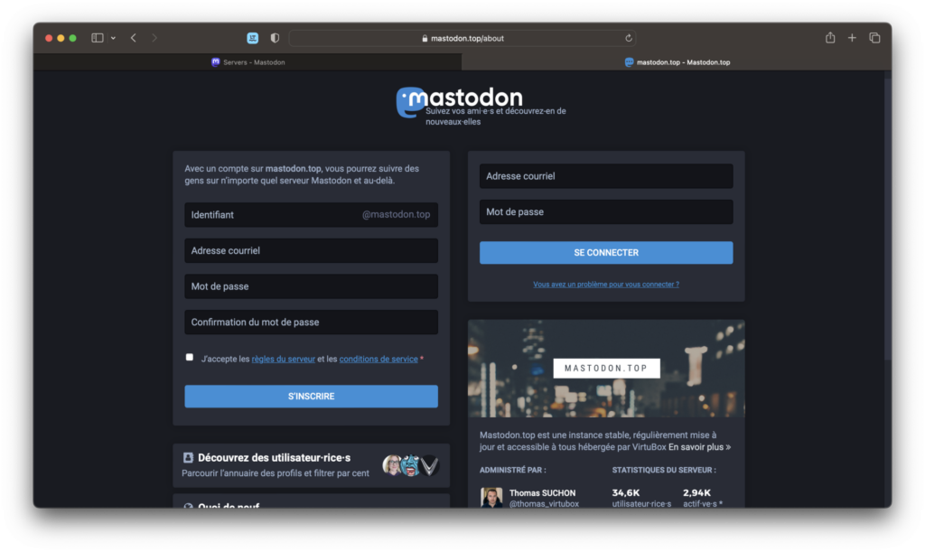 Twitter Mastodon