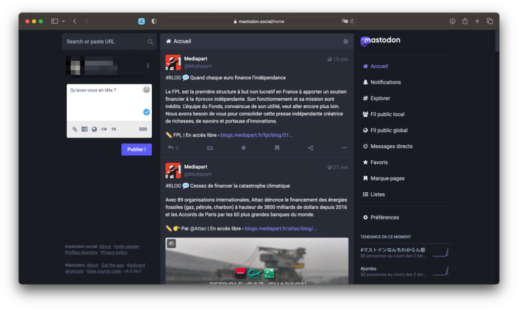 Twitter Mastodon