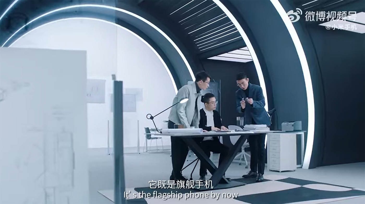 Cela ressemble moins à un laboratoire d'ingénieurs de Xiaomi qu'à un joli décors de cinéma catégorie futuriste