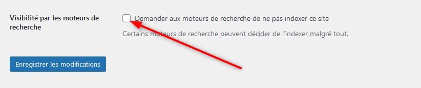 Indexation moteur recherche WordPress