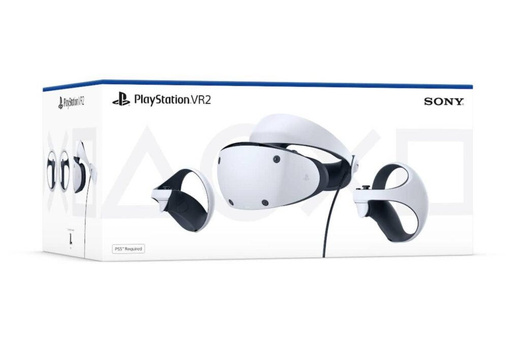 Le package du PlayStation VR2, de Sony.
