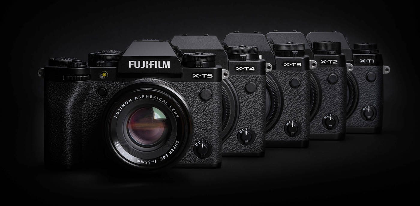 Tous les X-T depuis le X-T1 jusqu'au tout nouveau X-T5