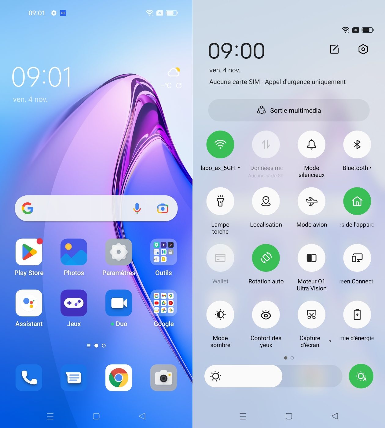 interface oppo reno 8