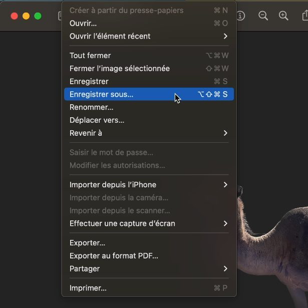 Détourer une image macOS