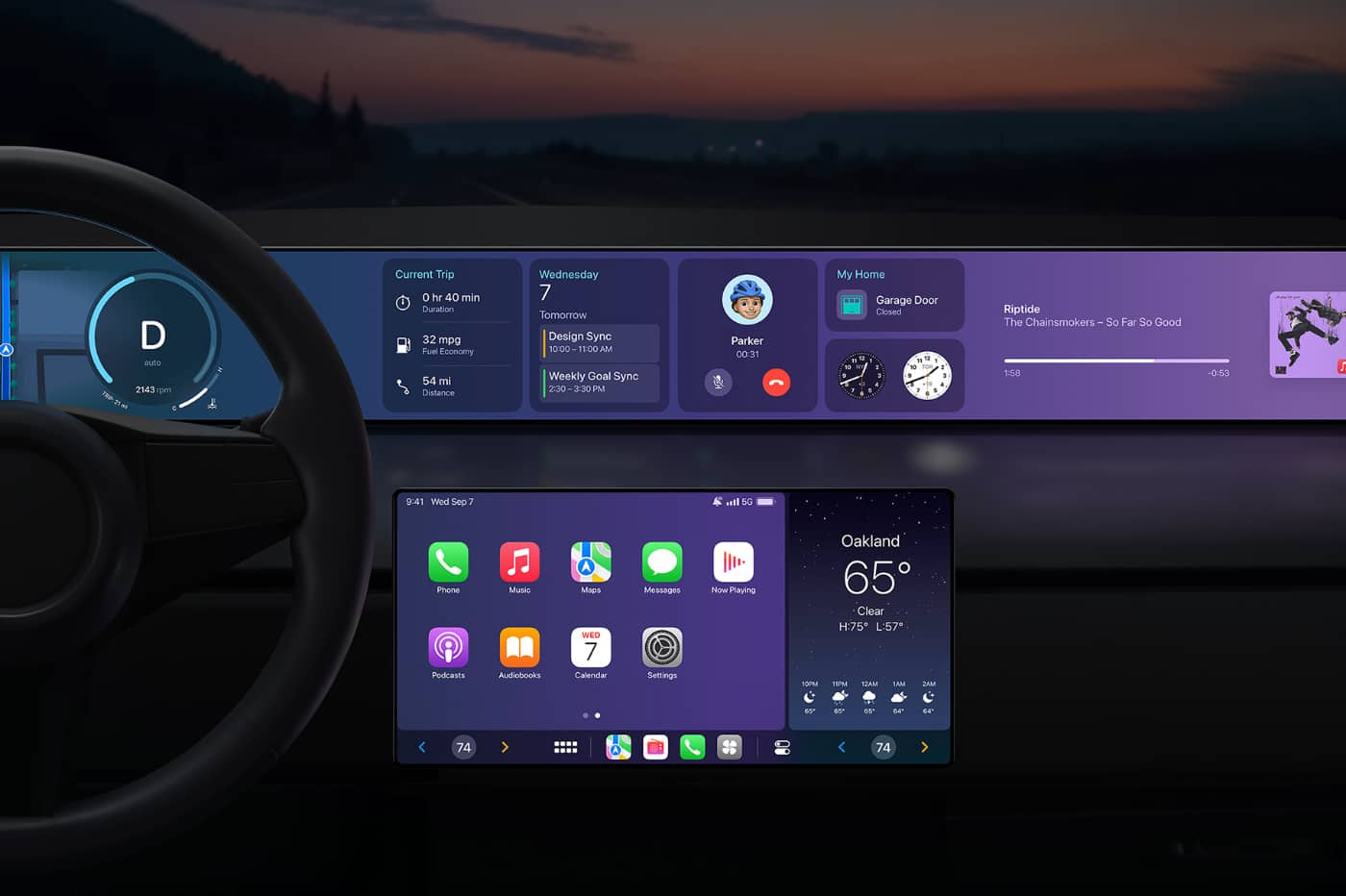 La nouvelle interface de CarPlay dévoilée lors de la WWDC 2022