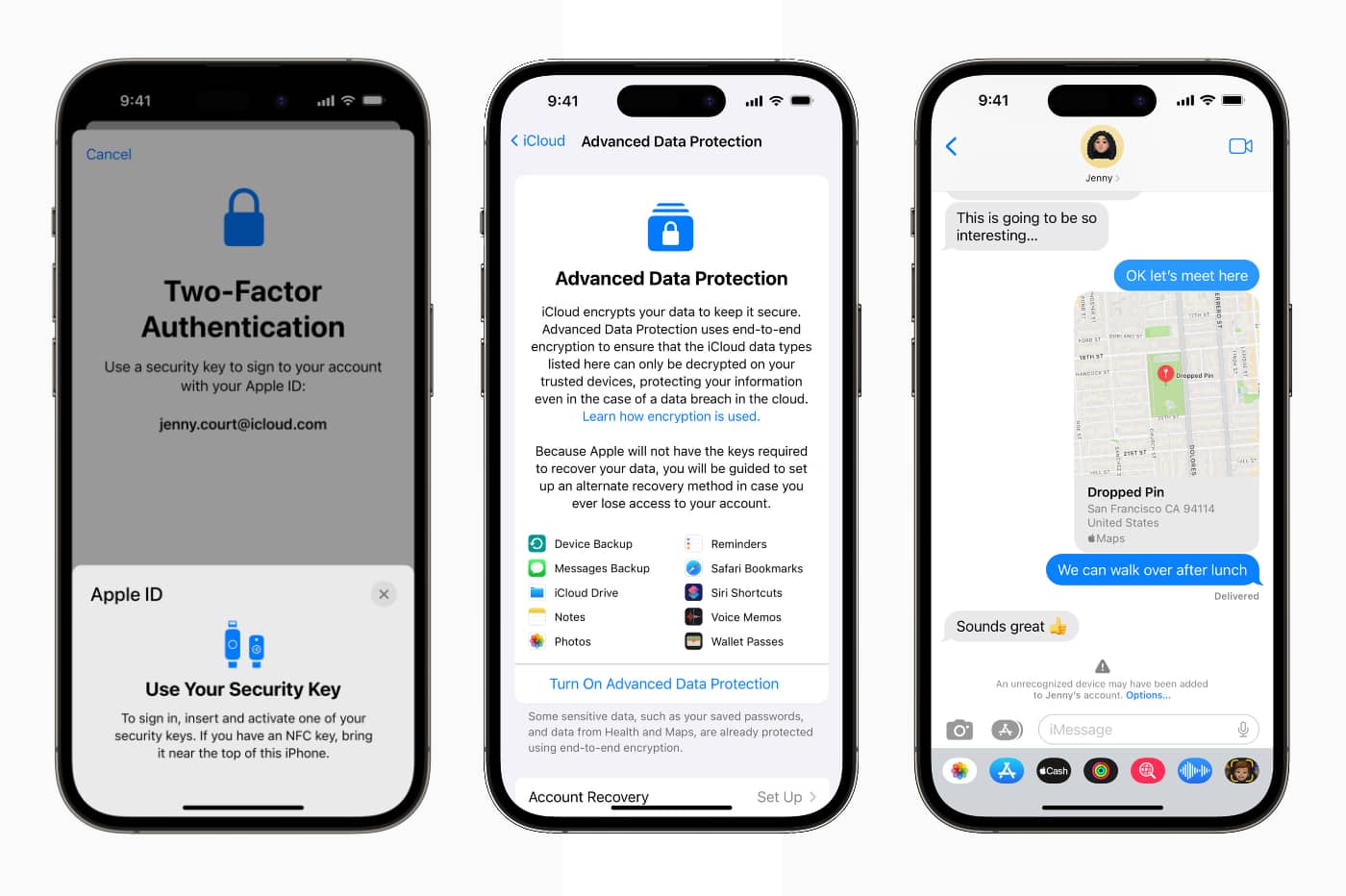 Apple a introduit trois nouvelles fonctions de sécurité pour ses utilisateurs.