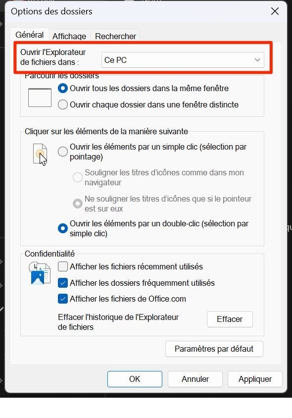 Windows 11 Explorateur de fichiers