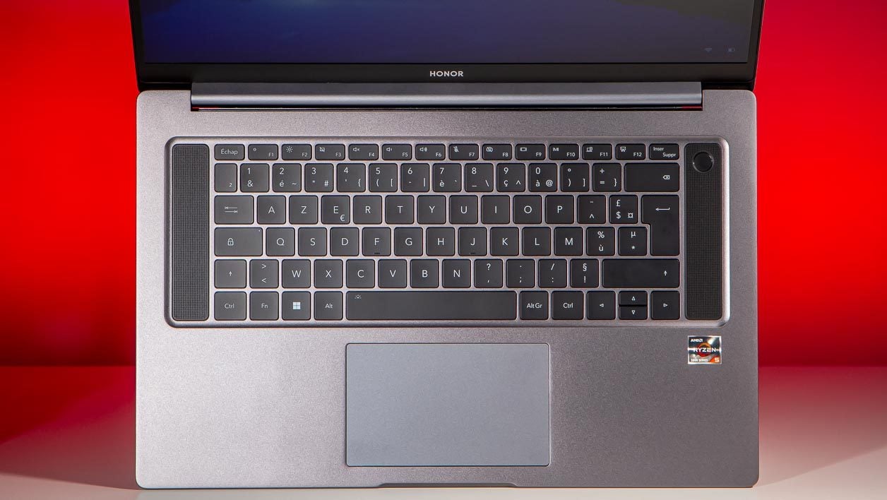The MagicBook 16's keyboard is comfortable, but not without its flaws.