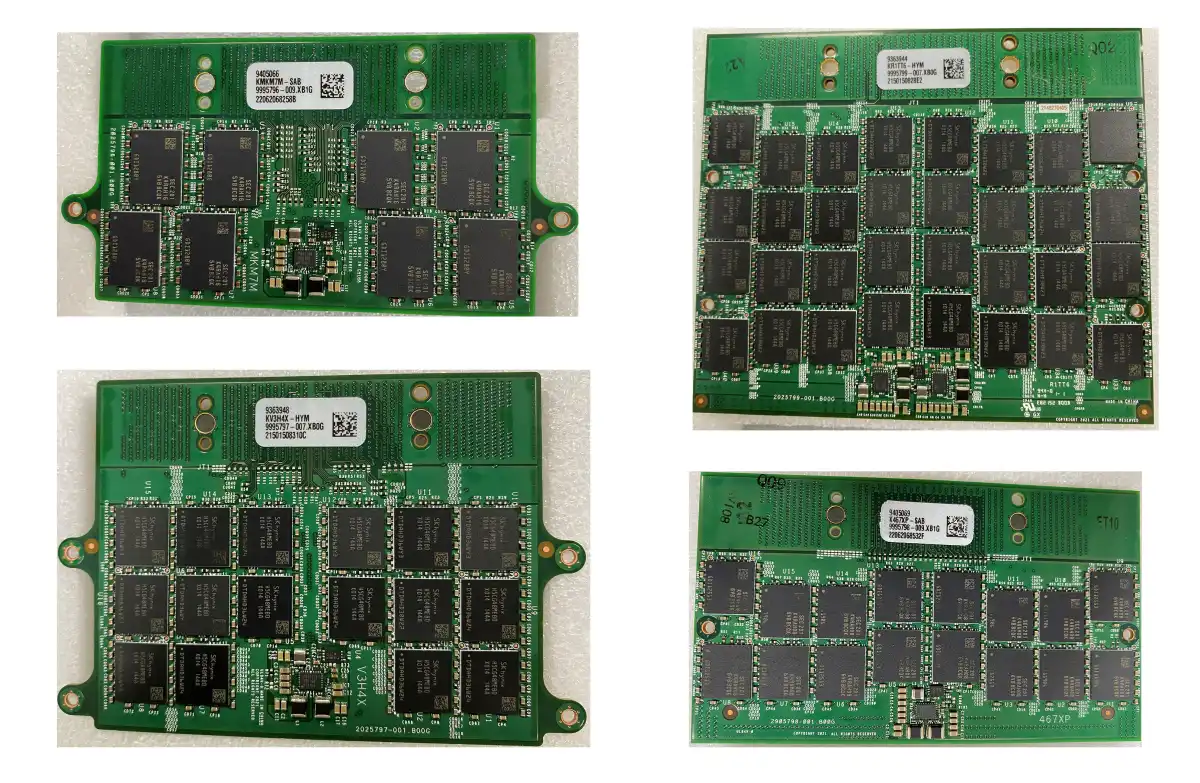 Plusieurs tailles de modules peuvent être envisagés avec le format CAMM. © Dell