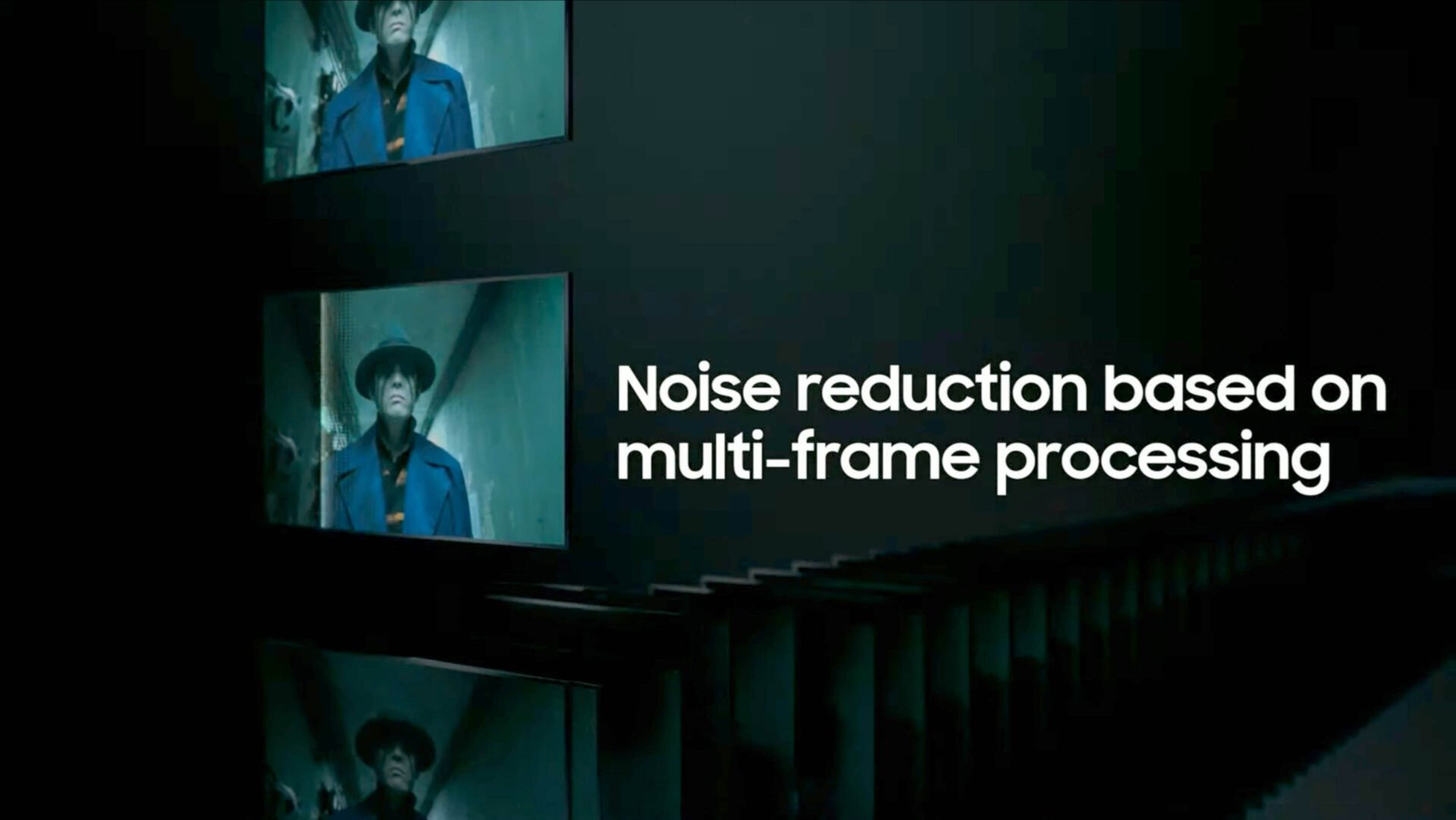 Il faut un capteur à la fois bon et rapide ainsi qu'une grande puissance de calcul pour effectuer la réduction de bruit vidéo en temps réel.