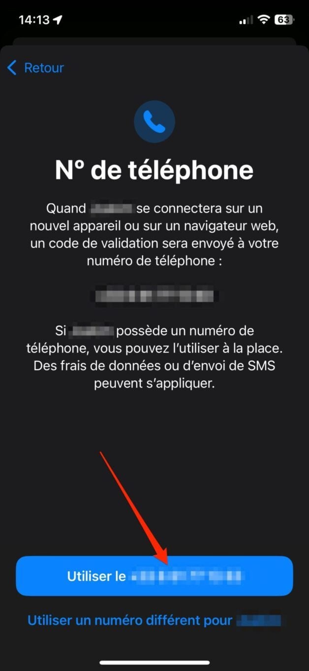 iOS Partage familial