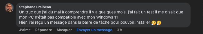 Windows 10 mise à niveau Windows 11