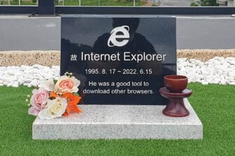 Tombe Internet Explorer