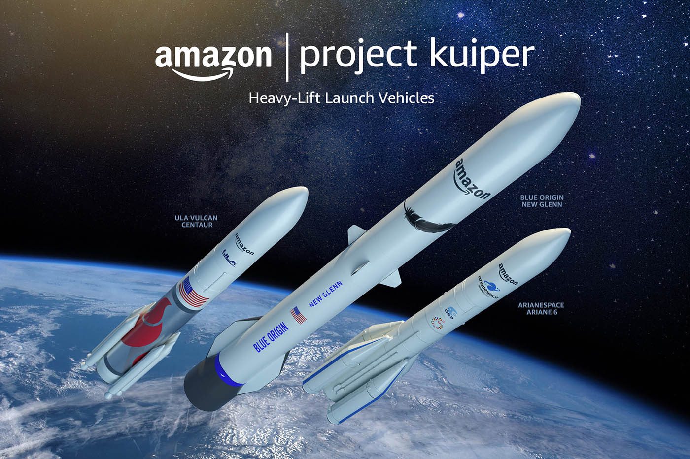 Amazon Project Kuiper Heavy Launchers