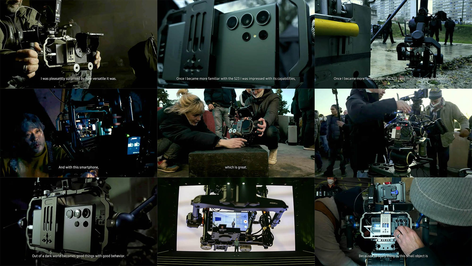 Si la qualité du module caméra du S23 Ultra est sans doute excellente, les équipements et les professionnels qui les manipulent sont la principale raison pour laquelle les images sortant de ce smartphone sont utilisables dans le cadre d'un tournage de film. 
