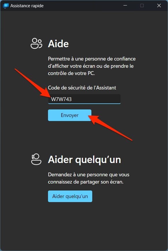 Windows Assistance Rapide