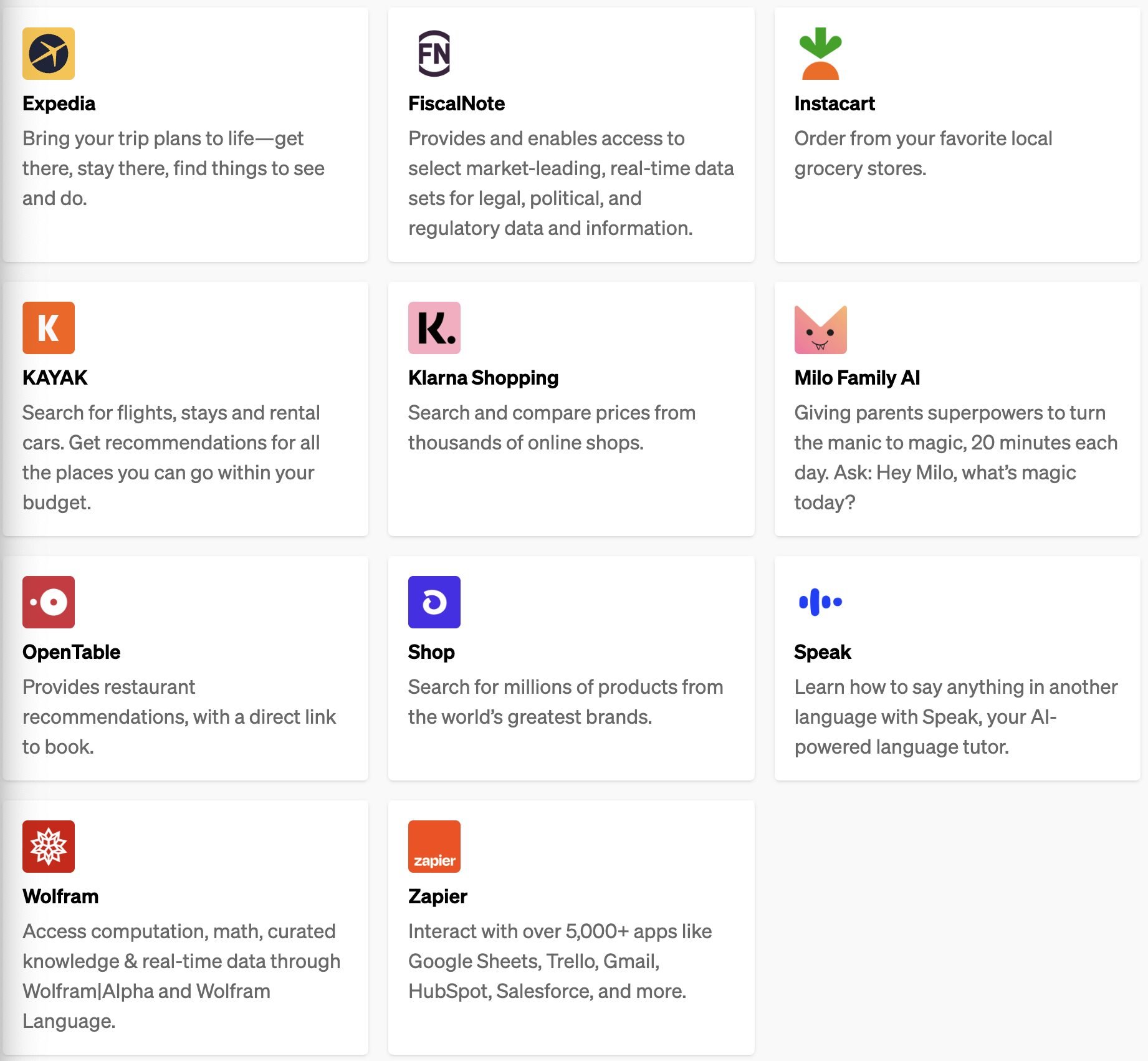 plugins tiers chatGPT