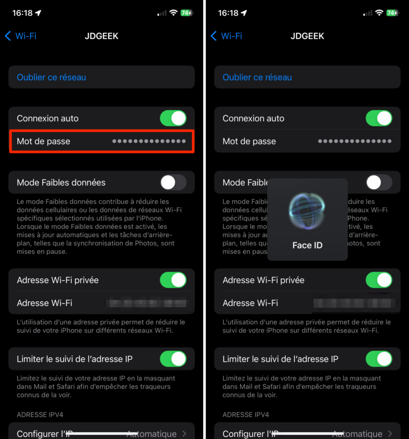comment trouver le mot de passe wifi sur ipad