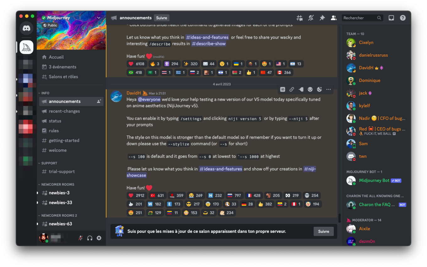 Discord Midjourney