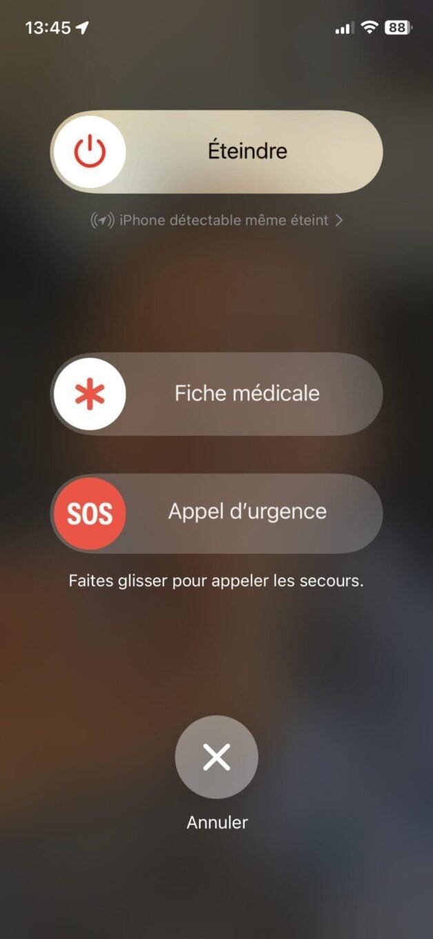 iOS fiche médicale