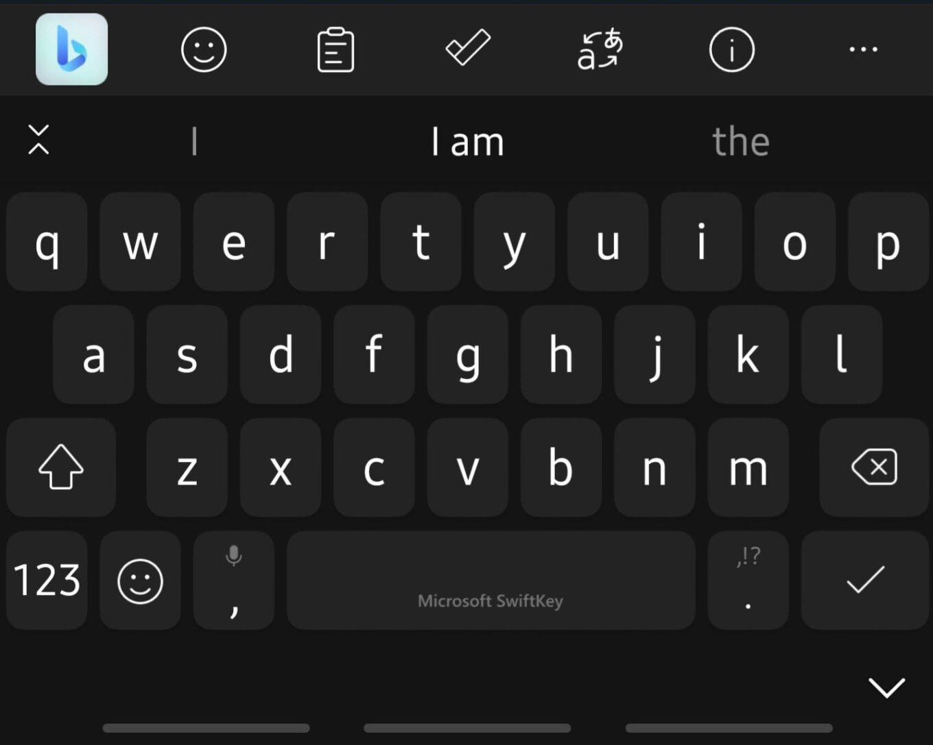 SwiftKey Bing