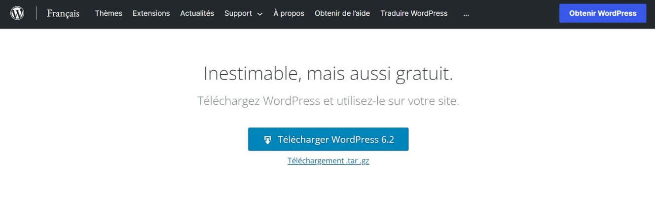 WordPress gratuit