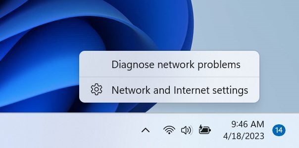 diagnostic réseau Windows 11