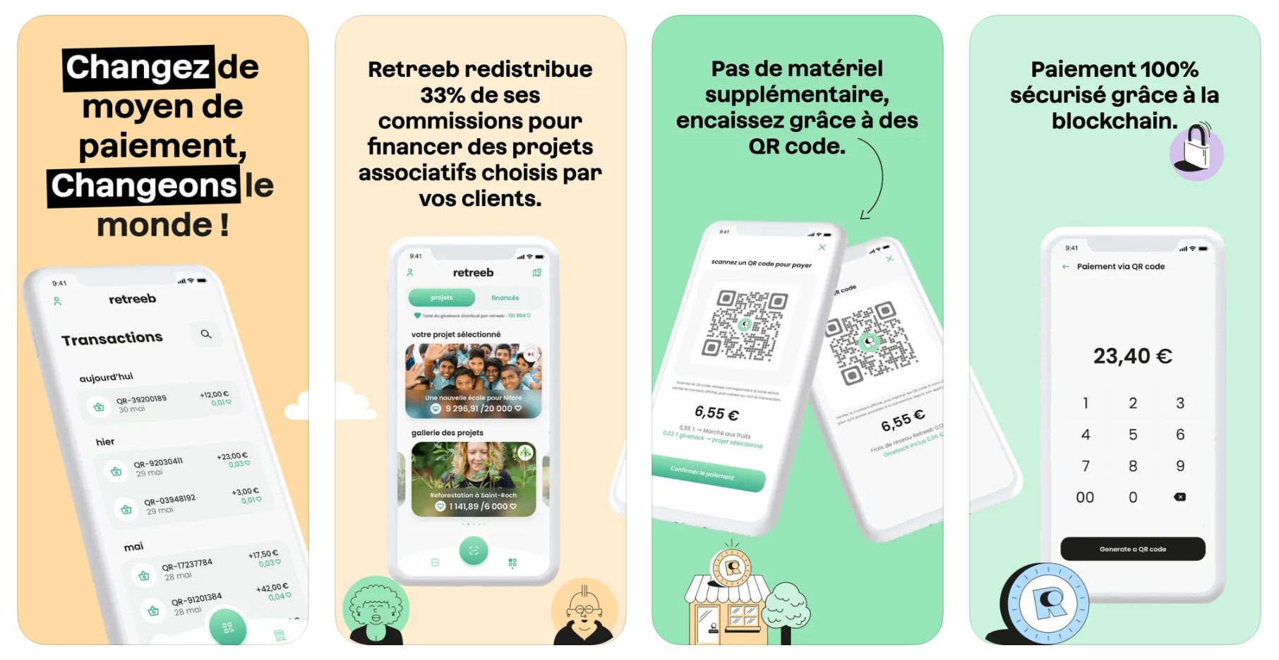 L'application Retreeb sur l'App Store