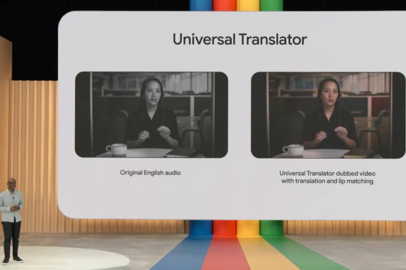 Google a présenté Universal Translator, un outil de traduction vidéo très avancé.