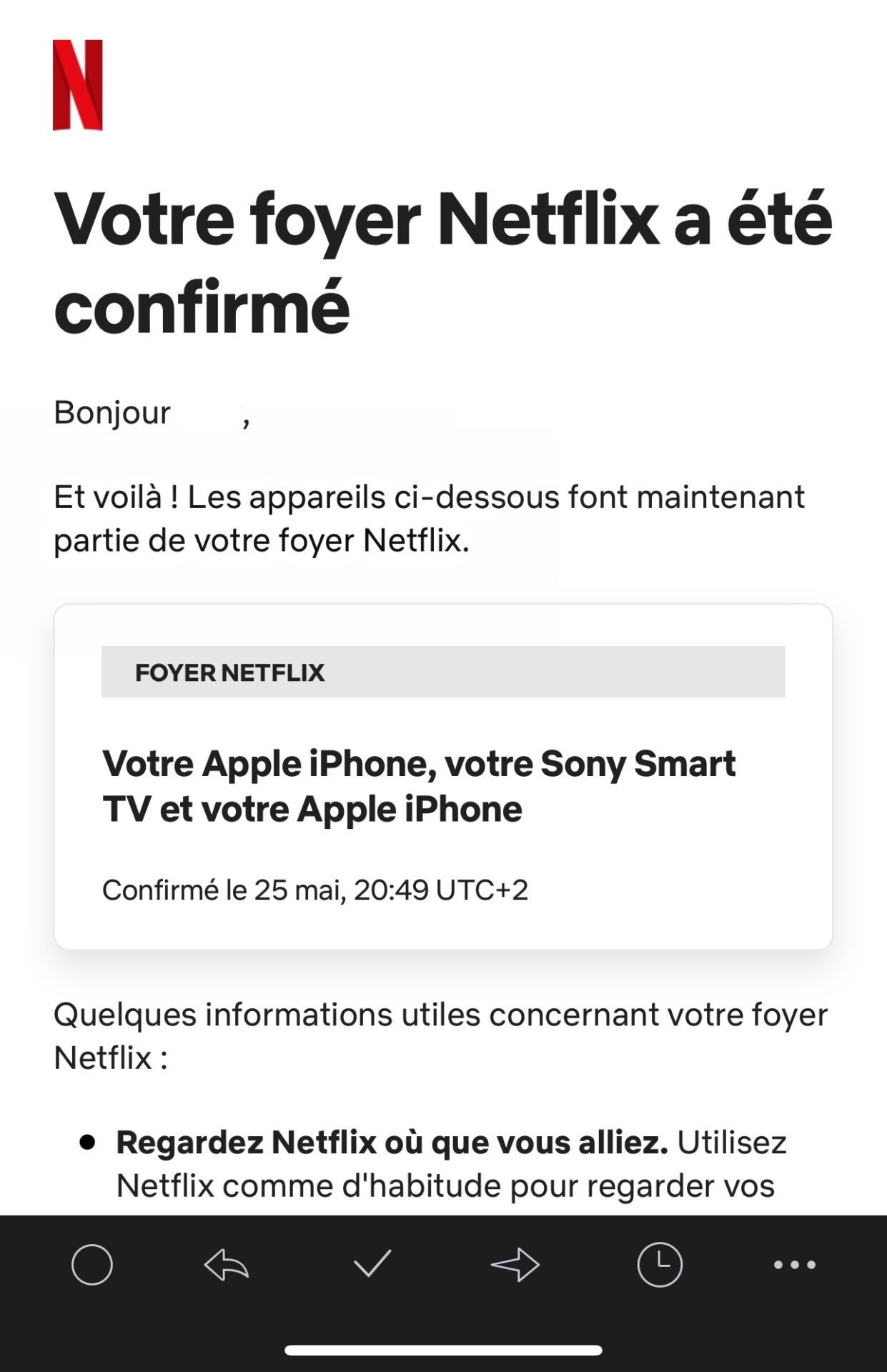 configuration foyer netflix