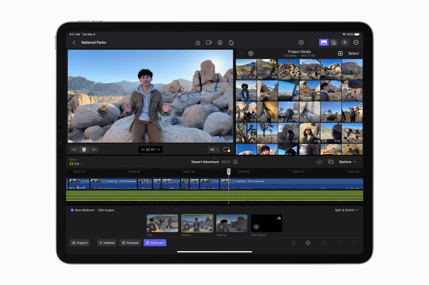 Final Cut Pro arrive sur iPad. Il permettra non seulement de monter vos vidéos mais aussi de les filmer.