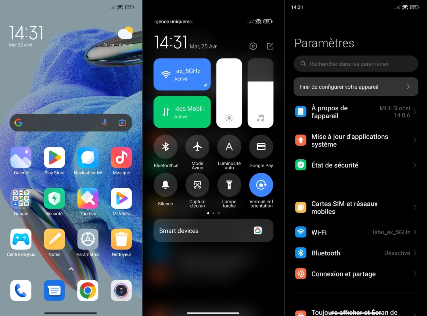 interface miui xiaomi redmi note 12 pro 5G