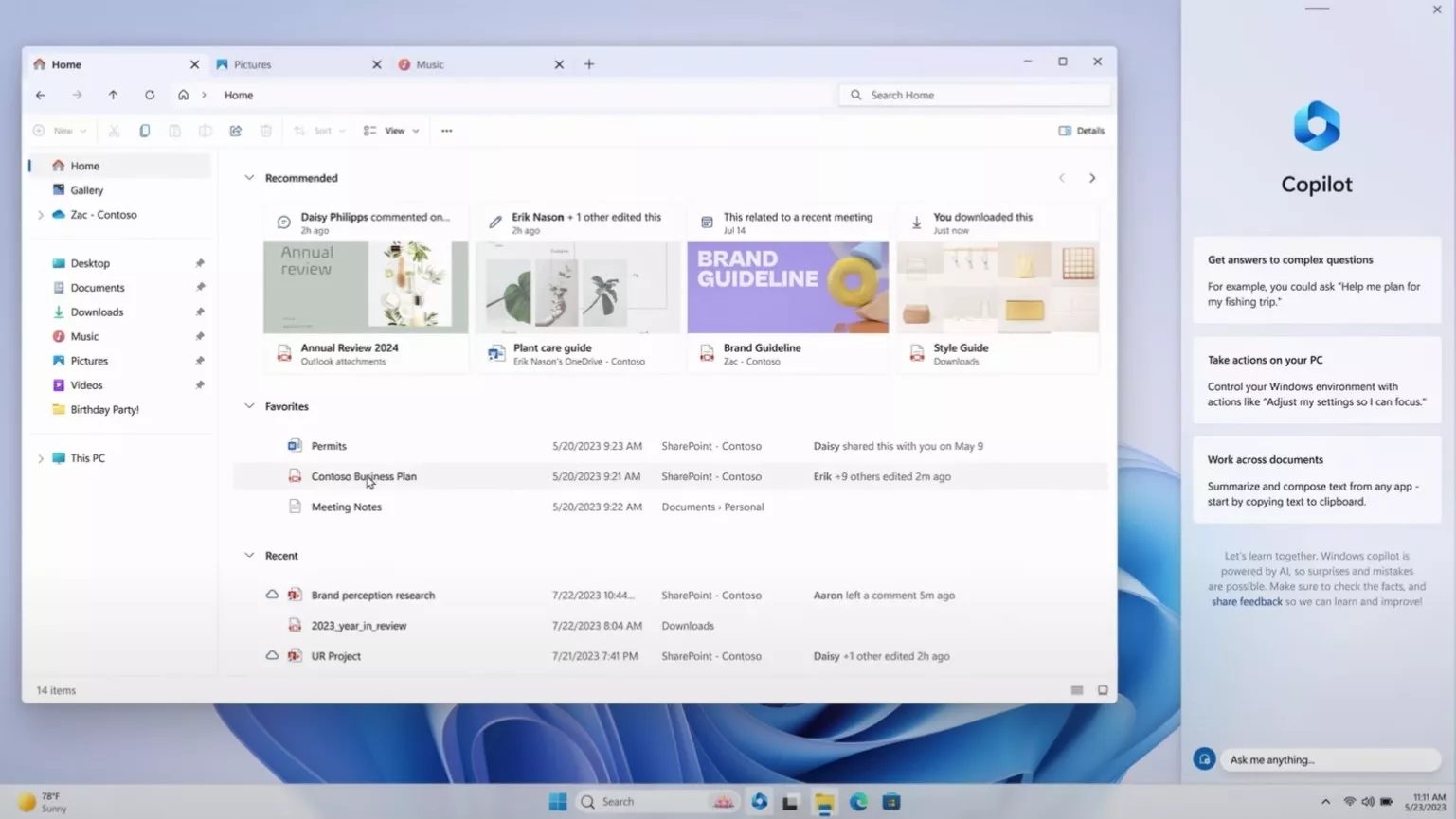 nouveau explorateur fichiers windows 11