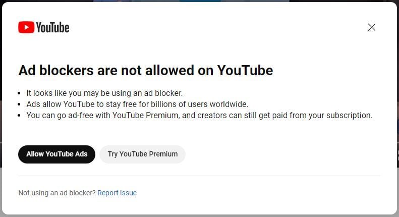 youtube bloqueur publicites